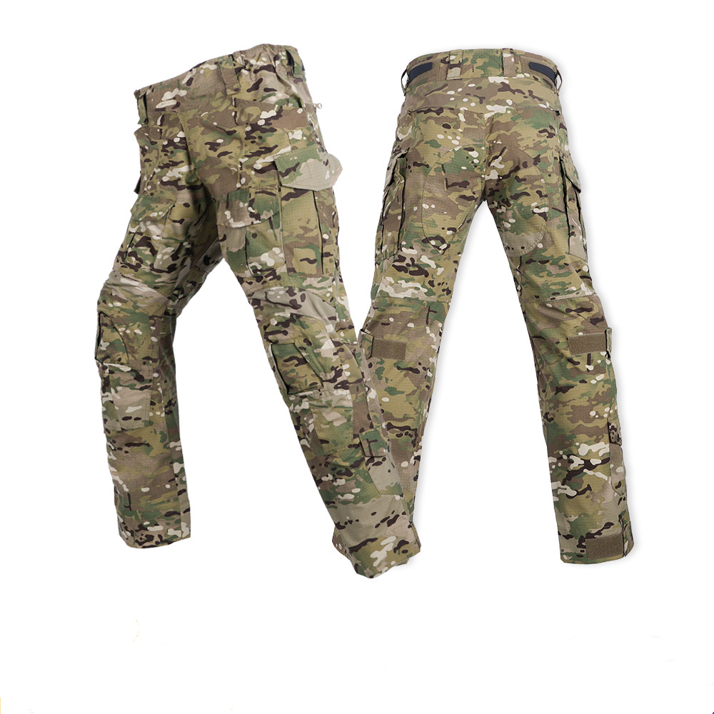 Hunting Outdoor Pants - Męskie spodnie bojowe z nakolannikami taktyczne