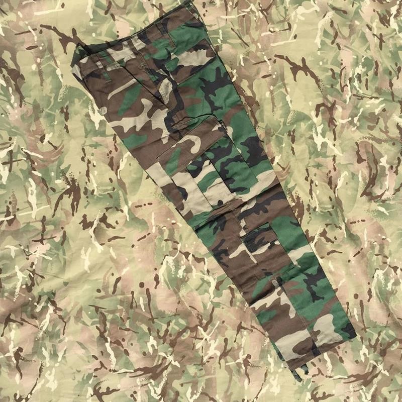 Hunting Outdoor Pants - Taktyczne spodnie outdoorowe w kamuflażu Woodland,