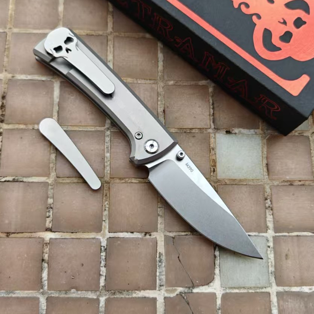Outdoor Hunting Logo - Nóż składany Chaves RCK9 Ultramar z