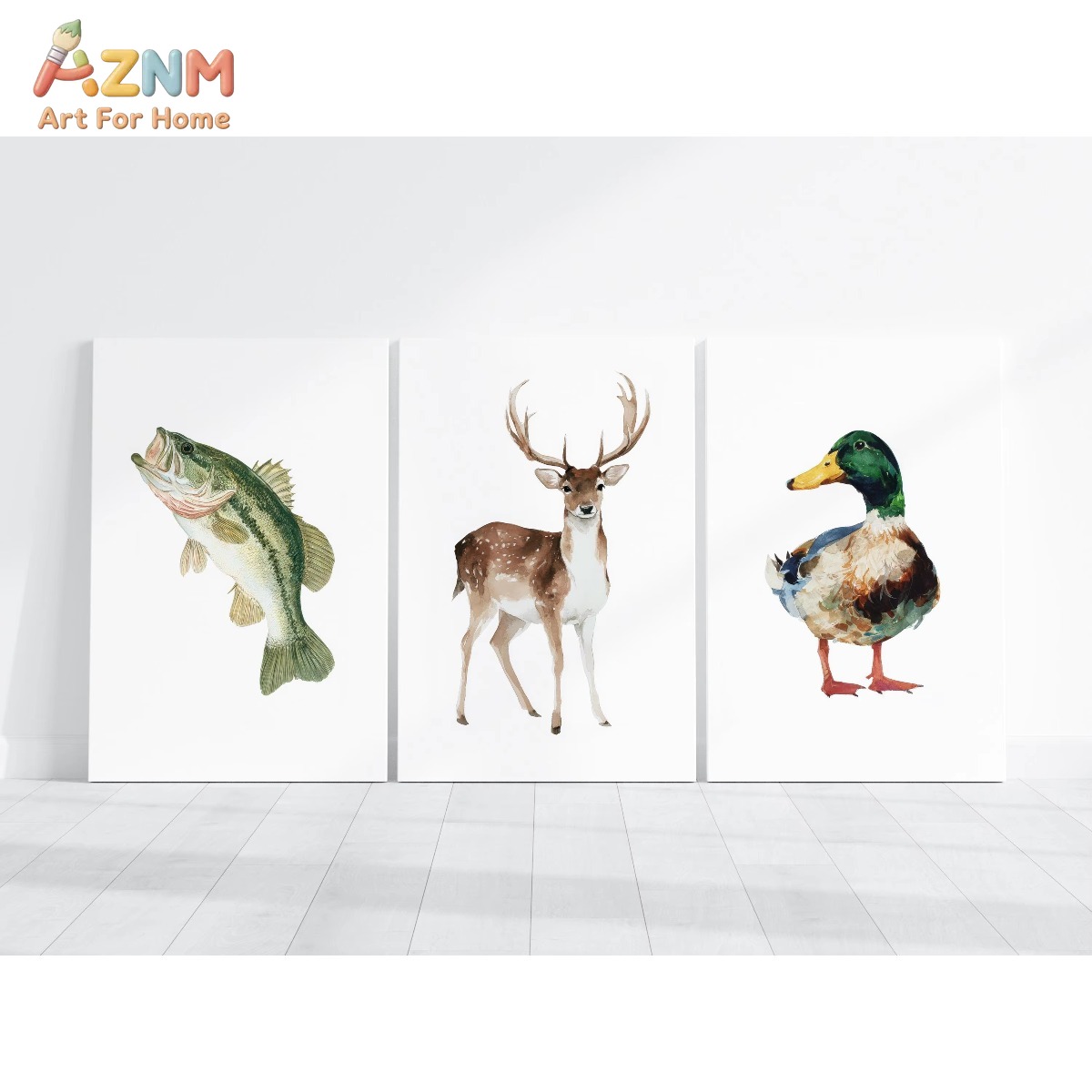 AZNM Akwarelowy Plakat Artysty – Hunting Outdoor Decor recenzja i cena
