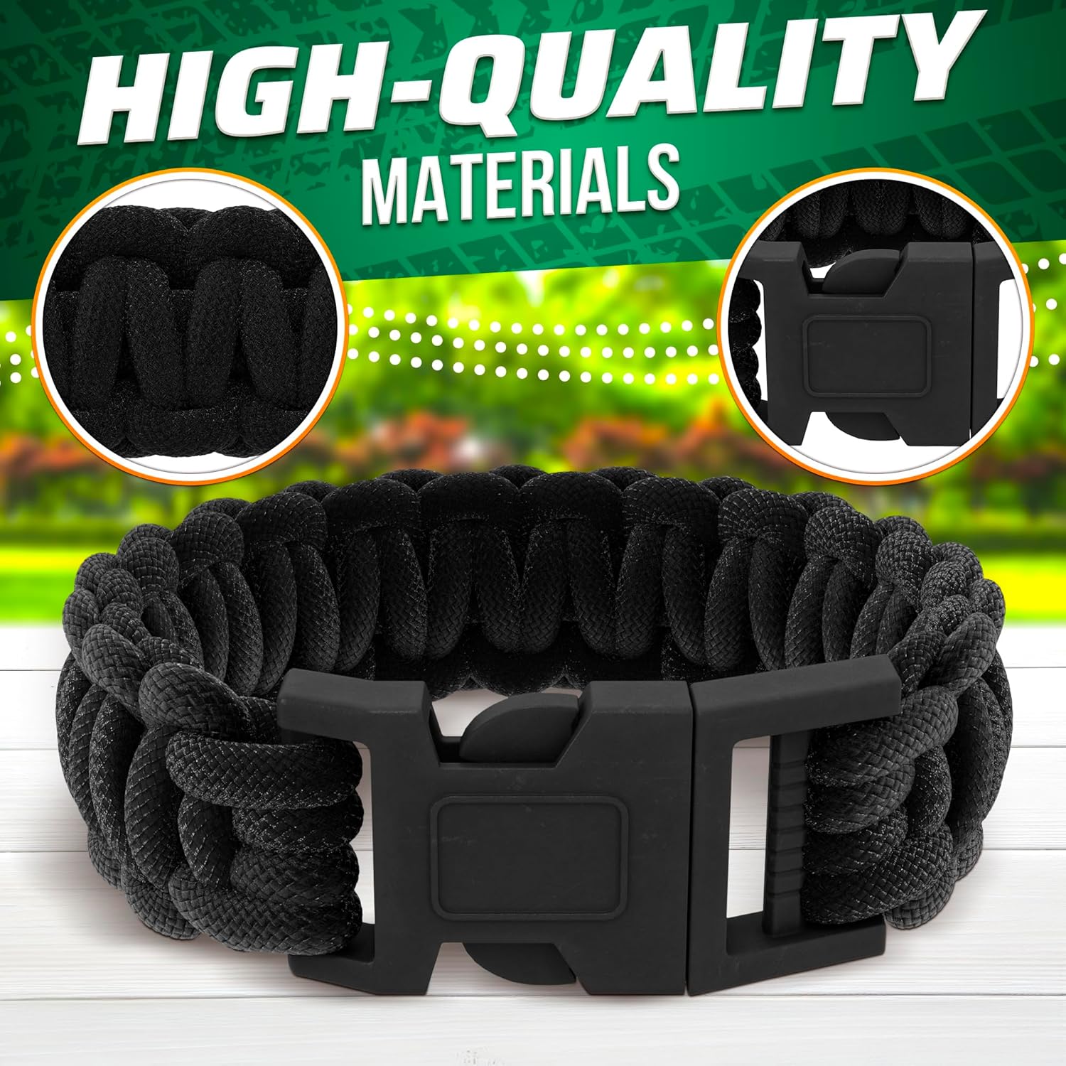 Bransoletki z paracordu dla mę – Paracord Survival Bracelet recenzja i cena