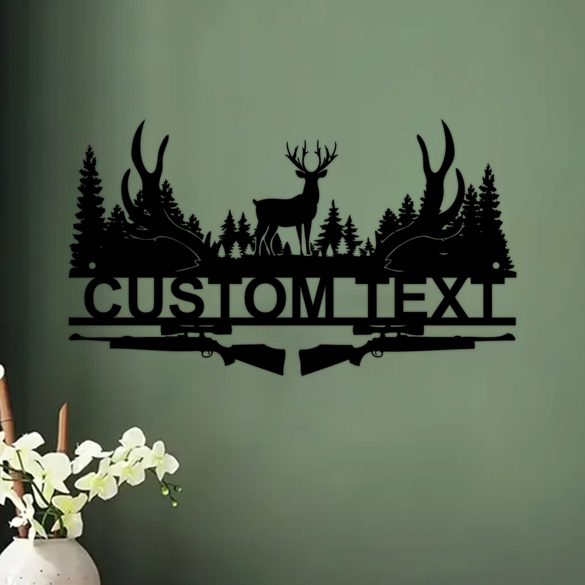 Niestandardowy metalowy znak k – Hunting Outdoor Decor recenzja i cena