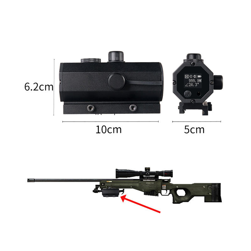 MINI8 Plug-in 1200m dalmierz l – Rangefinder Laser Hunting recenzja i cena