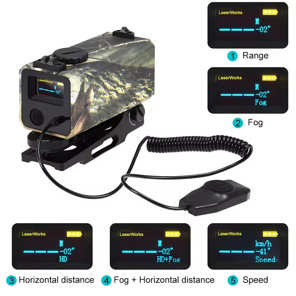 Mini laserowy automatyczny dal – Rangefinder Laser Hunting recenzja i cena