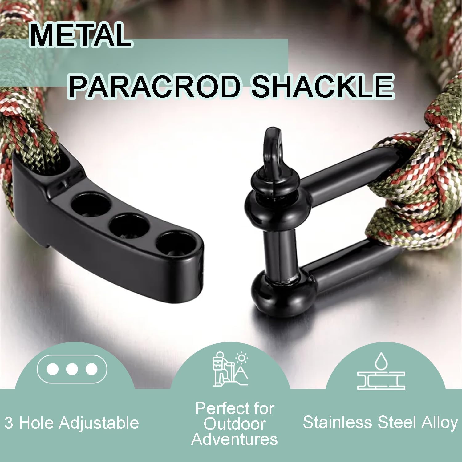 4/10 szt. Klamry do bransoletk – Paracord Survival Bracelet recenzja i cena