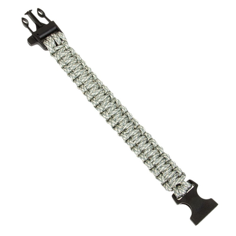 Bransoletka z paracordu z gwiz – Paracord Survival Bracelet recenzja i cena