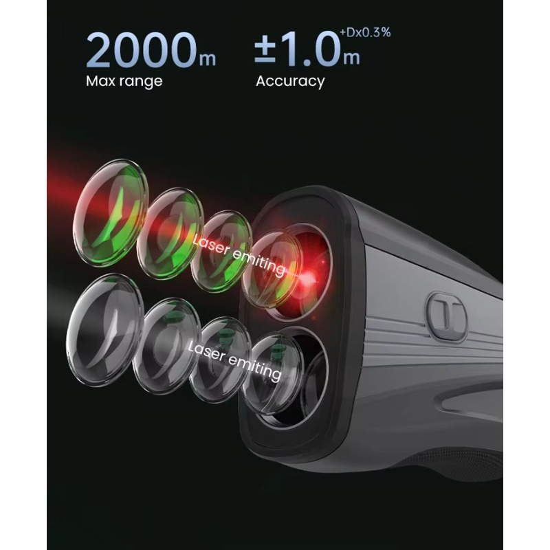 Dalmierz laserowy do golfa i p – Rangefinder Laser Hunting recenzja i cena